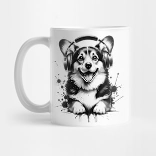 Corgi Business, Monkey Business, Music Mug